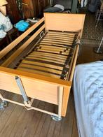 Elektrisch medisch bed, Ophalen, Eenpersoons, Beige, Metaal