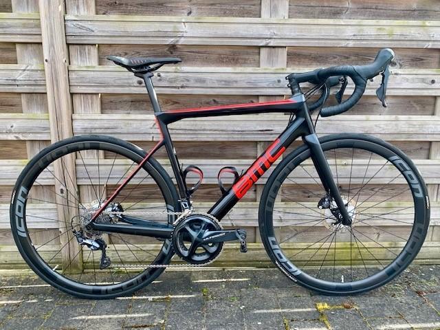 BMC Teammachine SLR02 Disc - maat 54 - carbon wielset, Vélos & Vélomoteurs, Vélos | Vélos de course, Utilisé, Plus de 20 vitesses