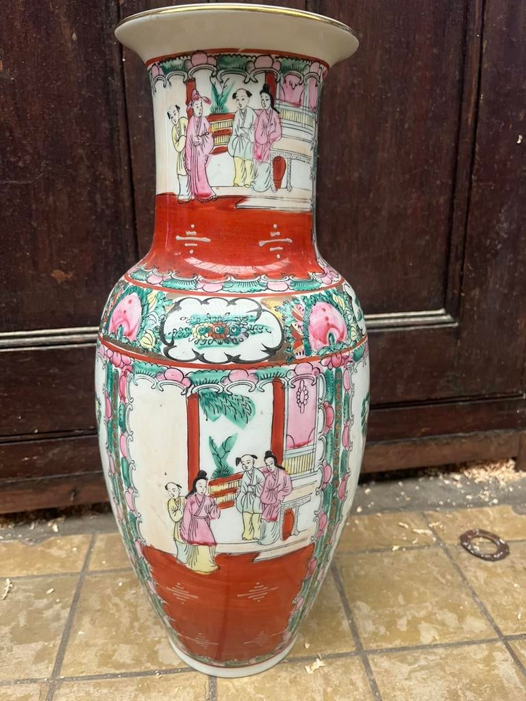Vase en porcelaine chinoise (décoratif), Antiquités & Art, Enlèvement