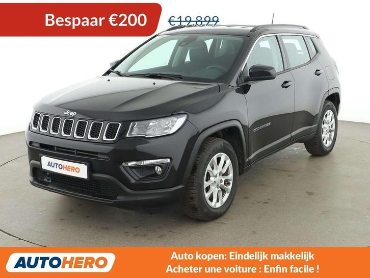Jeep Compass 1.3 T4 4xe Plug-in Hybrid Longitude (bj 2021), Auto's, Jeep, Te koop, Compass, 4x4, ABS, Achteruitrijcamera, Airbags