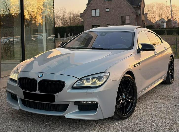Bmw 640d gran coupe eu6 facelift, Auto's, BMW, Particulier, 6 Reeks Gran Coupé, Diesel, Euro 6, Berline, 4 deurs, Automaat, Zilver of Grijs