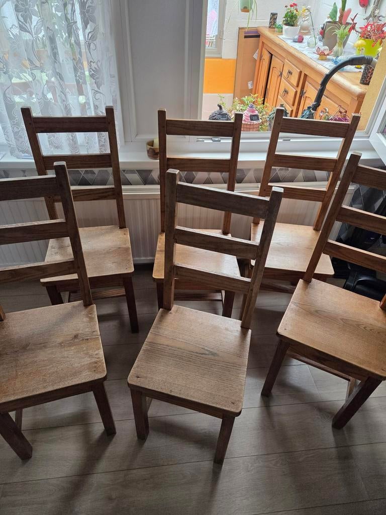 Lot de 6 Chaise de ferme, Enlèvement