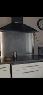 Crédence inox brossé de cuisine pour taque cuisson, Enlèvement