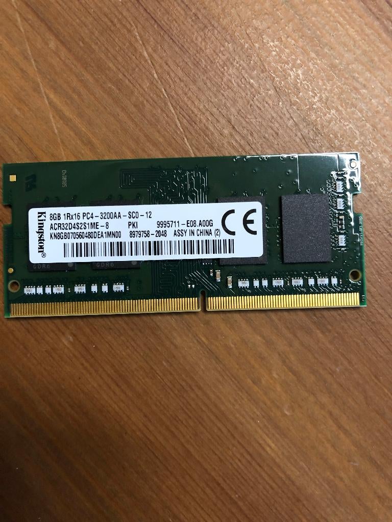 DDR4 8 Gigas 3200AA laptopgeheugen, Computers en Software, RAM geheugen, Verzenden, DDR4, 8 GB, Zo goed als nieuw