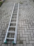 Alum uitschuifbare ladder, Ophalen, Ladder