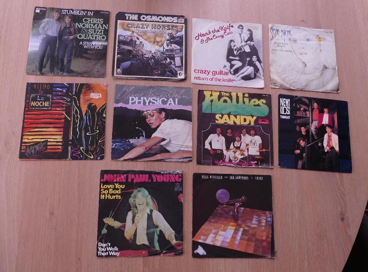 Lotje van 10 singles voor 5€ (8), Cd's en Dvd's, Vinyl Singles, Gebruikt, Single, Pop, 7 inch, Ophalen of Verzenden