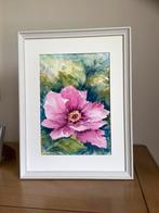 Ingelijste aquarel, Ophalen of Verzenden