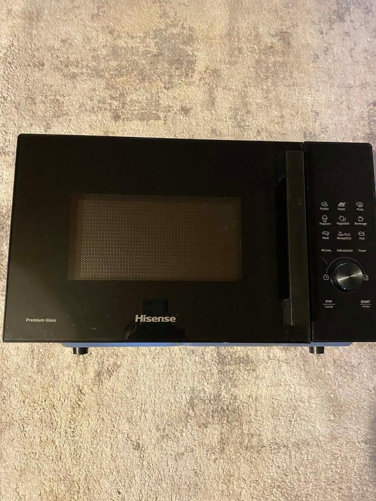 Micro-ondes numérique Hisense H23MOBSD1H avec grill, 23 L, Enlèvement ou Envoi, Ne fonctionne pas, X, Micro-ondes