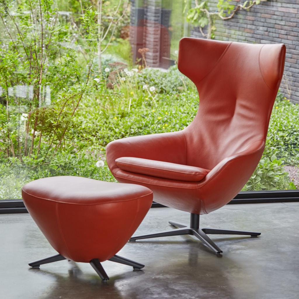 Leolux Caruzzo fauteuil - verkocht, Huis en Inrichting, Fauteuils, Zo goed als nieuw, Leer, 75 tot 100 cm, Minder dan 75 cm, Ophalen