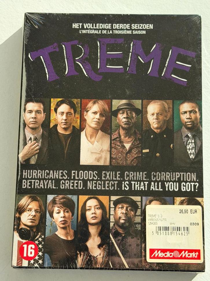 Treme - Het Volledige Derde Seizoen (DVD) Nieuw!, Cd's en Dvd's, Dvd's | Tv en Series, Nieuw in verpakking, Drama, Boxset, Vanaf 16 jaar