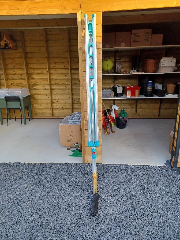 LEIFHEIT DROOGMOLEN MET NIEUWE ZWARTE VOET, Jardin & Terrasse, Sèche-linge & Lave-linge, Enlèvement, Utilisé, Séchoir