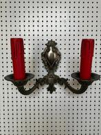 Vintage wandkandelaar met 2 armen, Ophalen, Nieuw, Metaal, Klassieke Europese stijl zoals de Barok