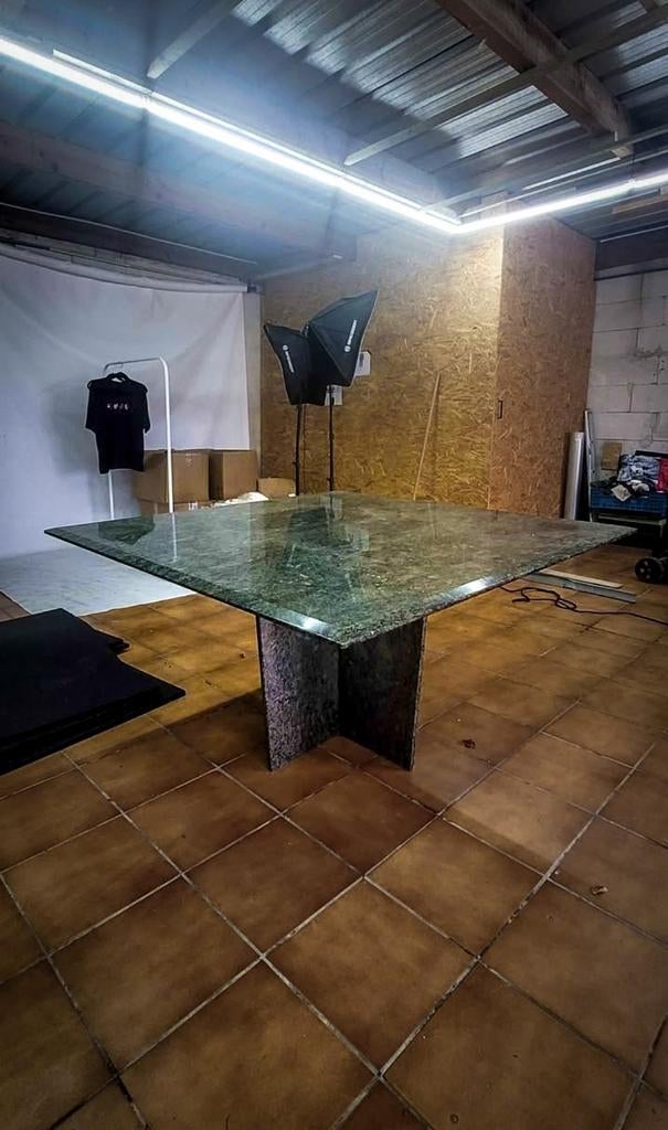 Volledig MARMER tafel 140 CM, Huis en Inrichting, Tafels | Eettafels, Ophalen