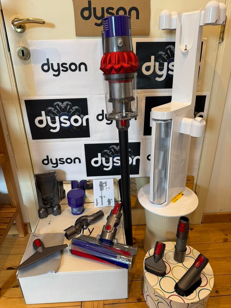 Dyson V10 Slim Red neuf jamais été utilisé, Ophalen of Verzenden, Nieuw, Reservoir, Stofzuiger