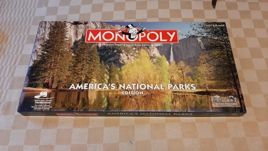 bordspel Monopoly America National Parks Monopolie, Vijf spelers of meer, Ophalen of Verzenden, Nieuw, Monopoly
