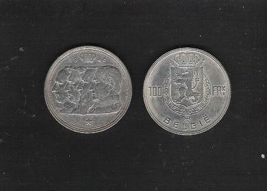 100 Francs en argent Type 4 Kings - 1948 VL, Enlèvement ou Envoi, Monnaie en vrac, Argent, Argent