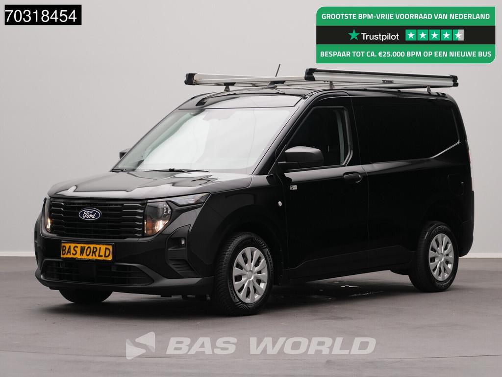 Ford Transit Courier 100pk Benzine L1H1 Airco Cruise Imperia, Auto's, Stof, Gebruikt, Euro 6, Zwart