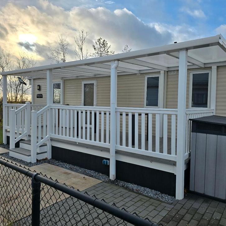 Prachtige stacaravan aan de Zeeuwse kust!, Caravanes & Camping, Caravanes résidentielles, jusqu'à 6, Enlèvement