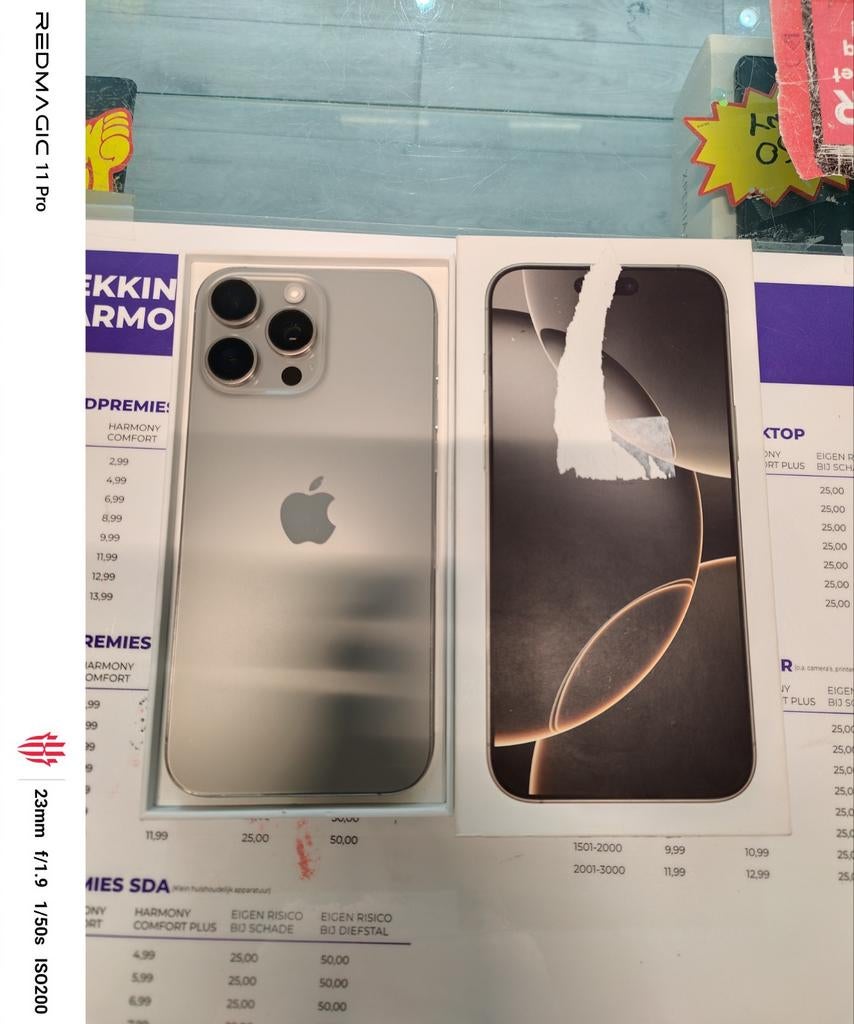 Batterie de 256 Go pour iPhone 16 Pro Max à 100%, garantie d, Télécoms, Téléphonie mobile | Apple iPhone, iPhone 16, Gris, Enlèvement ou Envoi