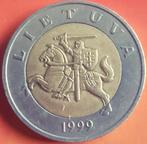LITUANIE : 5 LITAI 1999 KM 113, Enlèvement ou Envoi, Autres pays, Monnaie en vrac