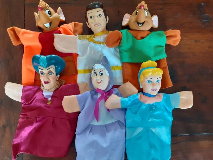 Assepoester handpoppen Disney ( B ), Collections, Poupées, Enlèvement ou Envoi