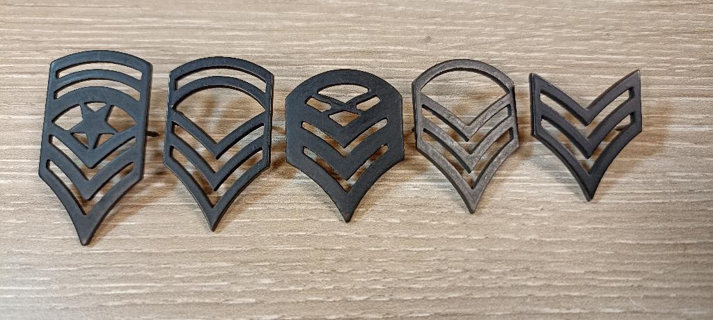 Insignes de col US ww2, Collections, Envoi, Armée de terre, Emblème ou Badge
