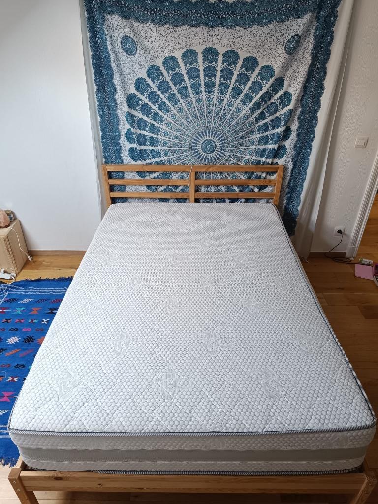 Matelas 140x200 Jaritex comme neuf, Maison & Meubles, Chambre à coucher | Matelas & Sommiers, Comme neuf, Matelas, 140 cm, 200 cm