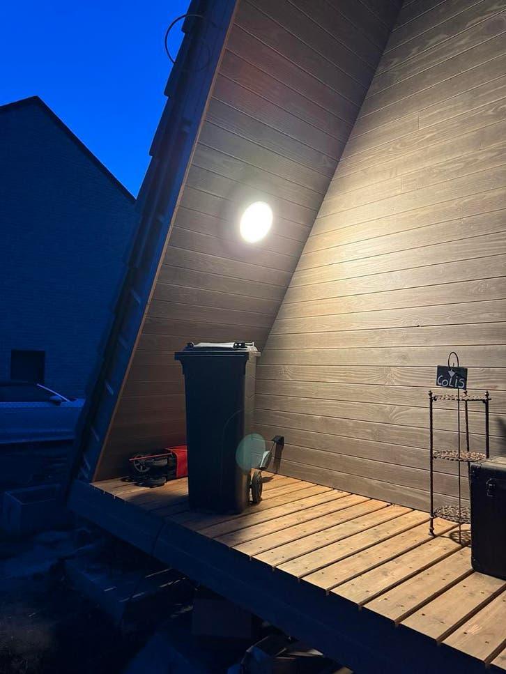 Lot de 10 plafonniers extérieurs LED /30cm /anthracite, Spot encastrable ou Spot mural, Comme neuf, Contemporain, Enlèvement