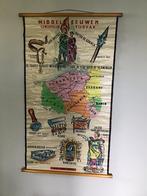 Oude schoolplaat De Middeleeuwen, Antiek en Kunst, Ophalen, Geschiedenis