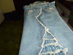 jupe en JEANS t42, avec ceinture tressée 75cm, Vêtements | Femmes, Jupes, Enlèvement, Comme neuf, Bleu, Sous le genou