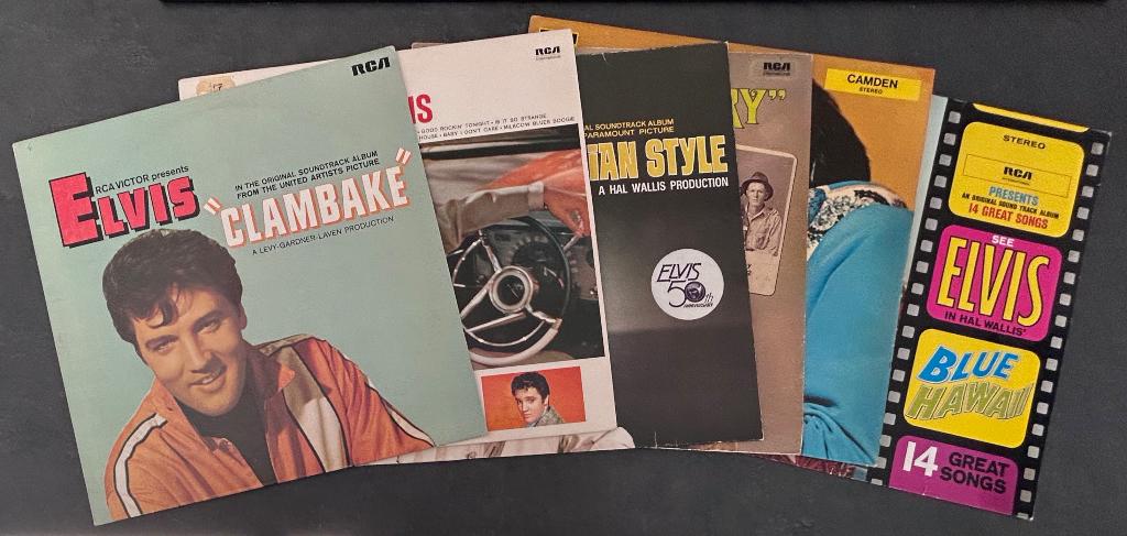 ELVIS PRESLEY - Collection de 6 albums RCA (6 LP), Envoi, 1960 - 1969, 12 pouces, Rock and Roll
