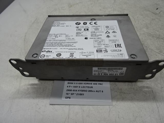 SYSTEME NAVIGATION GPS BMW X5 (G05) (6512CIA060E001), Mevr. I. Hauben, Utilisé, BMW, Rue de l'Espoir 34 34
4030  GRIVEGNÉE, BE
