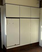 GRATIS inbouwkoelkast met drie kolomkasten, Ophalen, Gebruikt, Wit, Enkelwandige keuken