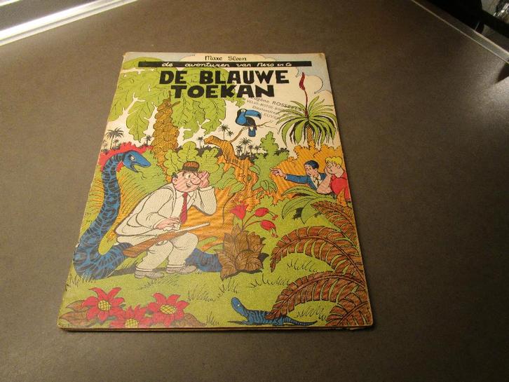 Nero - De blauwe toekan - 1954 - 1e druk, Livres, BD, Utilisé, Une BD, Enlèvement ou Envoi
