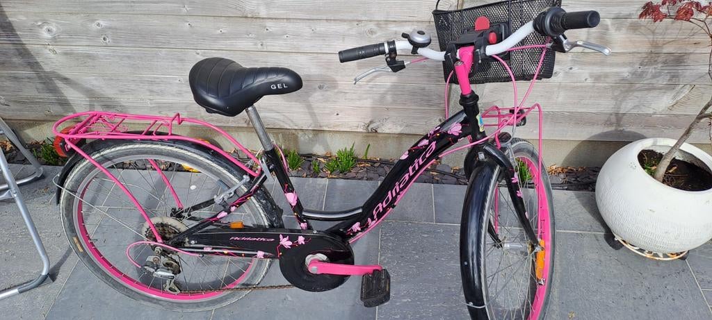 Roze meisjesfiets wielmaat 24 inch, Ophalen, Adriatica, Versnellingen, Gebruikt