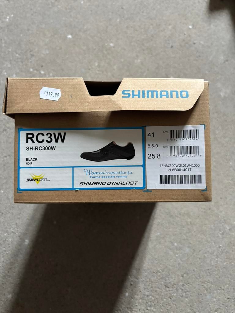Shimano RC3W zwart 41 NIEUW, Fietsen en Brommers, Fietsaccessoires | Fietskleding, Ophalen of Verzenden, Nieuw, Schoenen