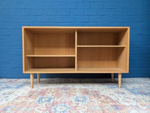 Vintage lage boekenkast, Borge Mogensen, Deens design, Verzamelen, Retro, Huis en Inrichting, Ophalen