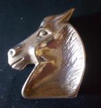 Cendrier individuel ou vide -poche tête de cheval en laiton, Antiquités & Art, Enlèvement ou Envoi