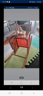 Houten schommelpaard, Ophalen, Gebruikt