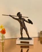 statuette LEONIDAS  bronze  Grèce  18 cm, Ophalen