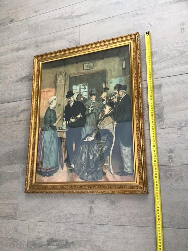 Origineel reclamebord elixir de kempenaar , geen kopie !, Antiek en Kunst, Kunst | Schilderijen | Klassiek, Ophalen