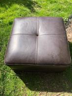 Pouf, Maison & Meubles, Canapés | Repose-pieds & Poufs, Cuir, Carré, Enlèvement, Utilisé
