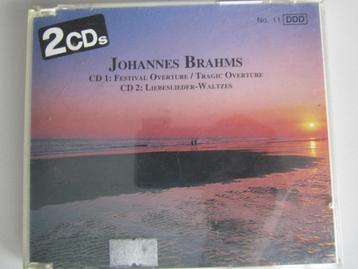 2CD JOHANNES BRAHMS "Festival & Tragic Overture/Liebe & Walt beschikbaar voor biedingen