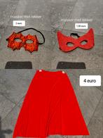 cape en 2 maskers kleuter, Ophalen