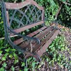 tuinbankjes ,mooie basis om op te knappen, Tuin en Terras, Tuinbanken, Ophalen, Gebruikt, Metaal
