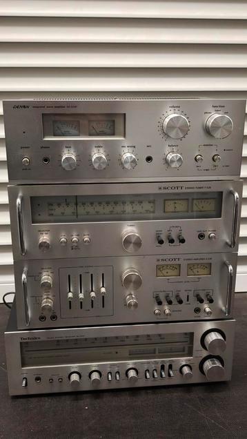 Technics SA 400 - Scott A 436 Tuner T 526 - Denon sa 3350 beschikbaar voor biedingen