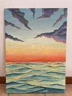 Handgemaakte schilderij “zonsondergang aan zee”, Enlèvement ou Envoi