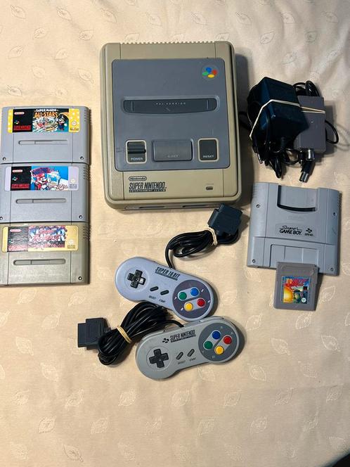 Nintendo Snes 2manettes+3jeux+ Accesoires, Consoles de jeu & Jeux vidéo, Consoles de jeu | Nintendo Super NES, Comme neuf