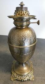 olielamp, messing en brons Brevete Paris [1709], Ophalen of Verzenden