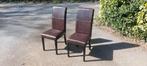 2 stoelen eettafel, Ophalen, Gebruikt, Bruin, Twee